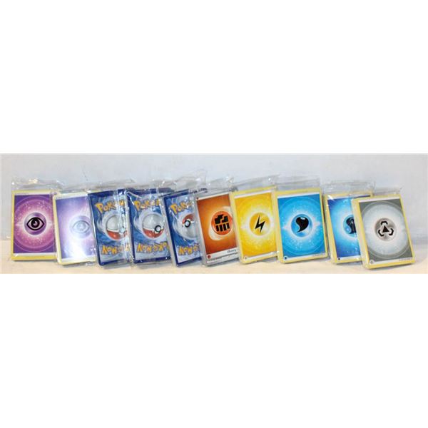 SEALED 10 PACKS UNOPENED ENERGY CARDS POKEMON