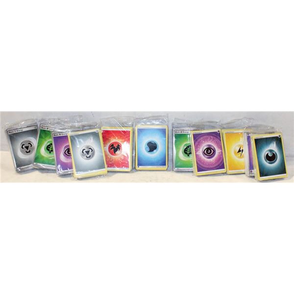 SEALED 10 PACKS UNOPENED ENERGY CARDS POKEMON
