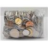 Image 1 : 2.5 POUNDS OF VARIOUS OLD WORLD COINS IN BAG