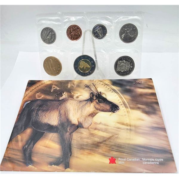 2001 CANADA BRILLIANT UNCIRCULATED RCM COIN SET