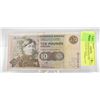 Image 1 : 1999 CLYDESDALE BANK TEN POUNDS STERLING NOTE