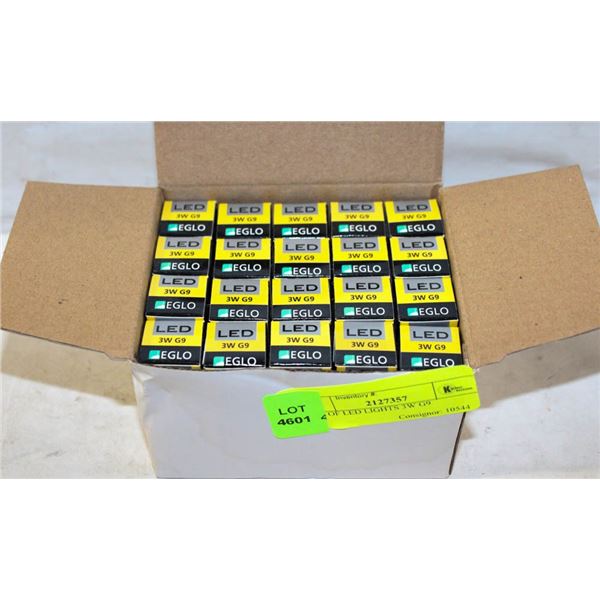 LOT OF LED LIGHTS 3W G9