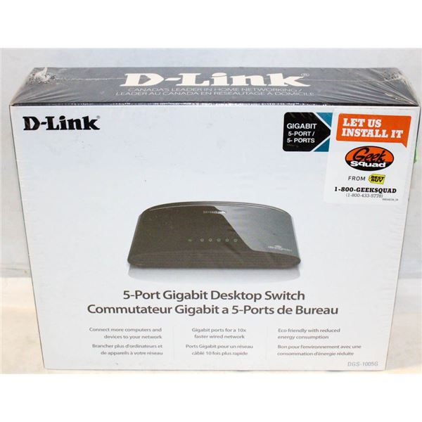 DLINK 5PORT GIGABIT DESKTOP SWITCH