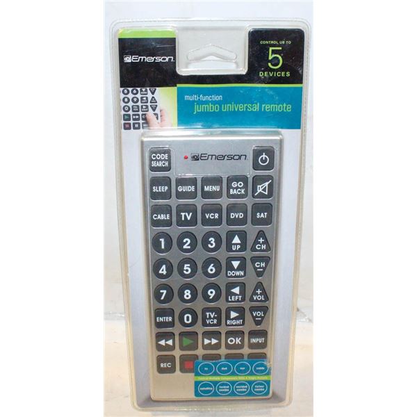JUMBO SIZE UNIVERSAL REMOTE