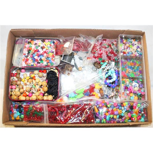 LARGE LOT OF CRAFT BEADS, CRAFT PLIERS TOOL&CRAFT