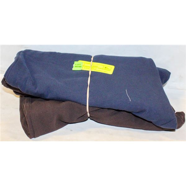 NEW WOMEN'S BELLA YOGA PANTS 1NAVY 1CHOC SIZE L