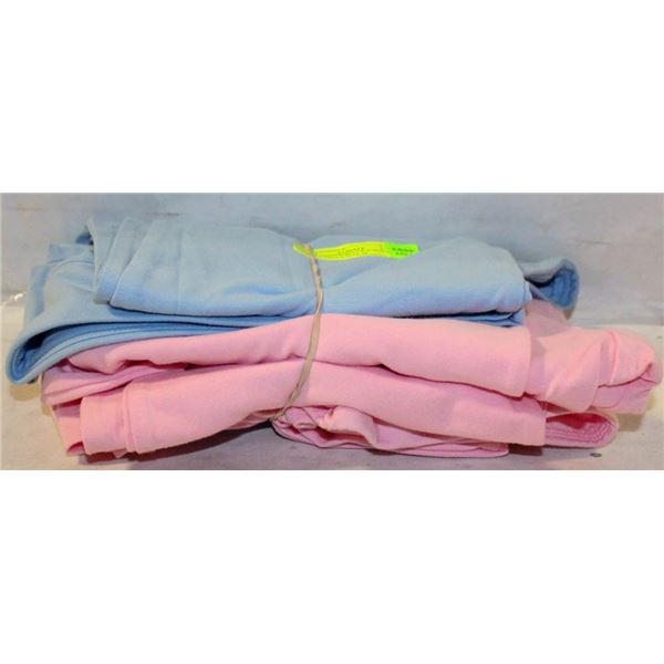 NEW WOMEN'S BELLA YOGA PANTS 1PINK 1LTBLUE SIZE M