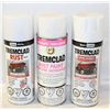 Image 1 : 3PK WHITE TREMCLAD SPRAY PAINT