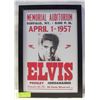 Image 1 : FRAMED ELVIS MEMORIAL POSTER PRINT