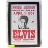 Image 1 : FRAMED ELVIS MEMORIAL POSTER PRINT