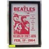 Image 1 : FRAMED THE BEATLES POSTER PRINT