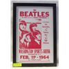 Image 1 : FRAMED THE BEATLES POSTER PRINT