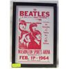 Image 1 : FRAMED THE BEATLES POSTER PRINT