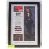 Image 1 : FRAMED JAMES DEAN POSTER PRINT