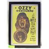 Image 1 : FRAMED OZZY OSBOURNE POSTER PRINT