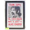 Image 1 : FRAMED FRANK ZAPPA POSTER PRINT