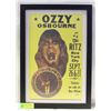 Image 1 : FRAMED OZZY OSBOURNE POSTER PRINT