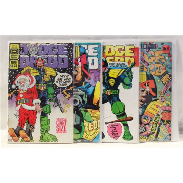 QUALITY COMICS JUDGE DREDD LOT OF ORIGINAL