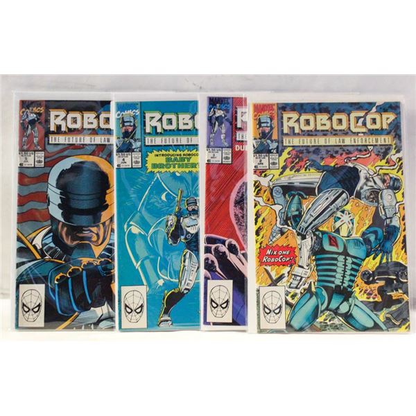 MARVEL COMICS ROBO-COP #2,3,4,5