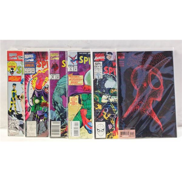 MARVEL COMICS SPIDER-MAN LOT OF 6 COMICS