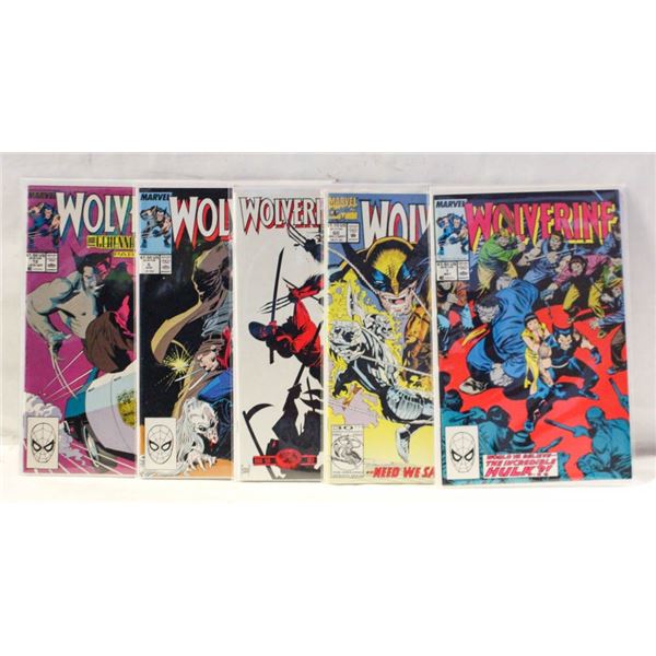 MARVEL COMICS WOLVERINE #6,7,12,60,107