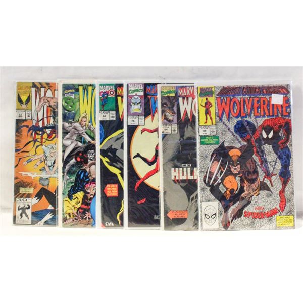 MARVEL COMICS PRESENTS: WOLVERINE #49,54,76,60