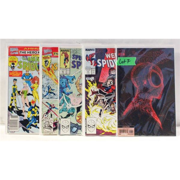 MARVEL COMICS SPIDER-MAN LOT OF 6 COMICS