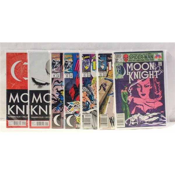 MARVEL COMICS LOT OF BROZE AGE MOON KNIGHT BOOKS