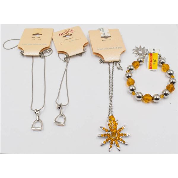 LOT OF 4  NEW WYO HORSE JELLEWERY (COWGIRL STYLE)