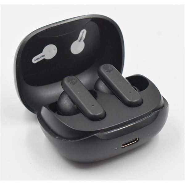 SKULL CANDY BLACK WIRELESS HEADPHONES