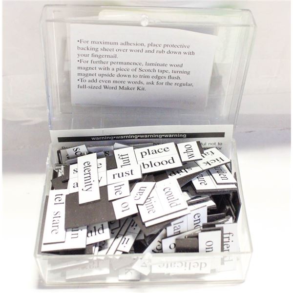 MAGNETIC POETRY THERAPY KIT- BRAND NEW
