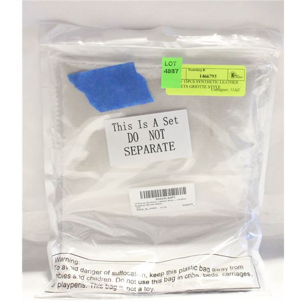 NEW 15PCS SYNTHETIC LEATHER SHEETS GRIOTTE STYLE