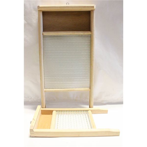 PAIR OF ANTIQUE WASHBOARDS