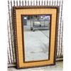 Image 1 : WICKER FRAMED MIRROR