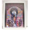 Image 1 : 18X22 JIMI HENDRIX FEAMED PICTURE