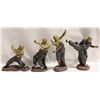 Image 1 : VINTAGE SET SHAOLIN SET OF 4 MARTIAL ARTS