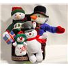 Image 1 : CHRISTMAS SNOWMAN DECORATIONS & PLUSH TOYS