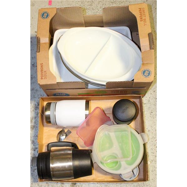 LOT OF INSULATED CONTAINERS