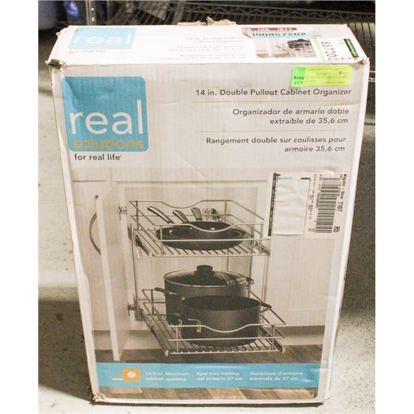 REAL SOLUTIONS FOR REAL LIFE 14“ PULLOUT