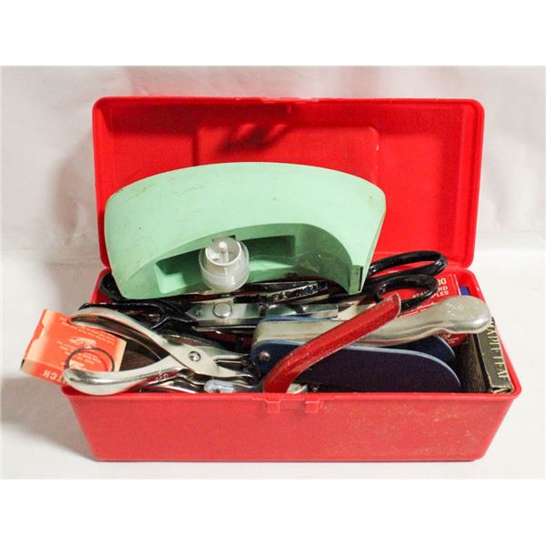 LOT OF VINTAGE VARIOUS OFFICE SUPPLIES