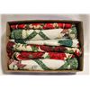 Image 1 : CHRISTMAS LINENS, RED & GREEN RUNNERS, TABLECLOTHS