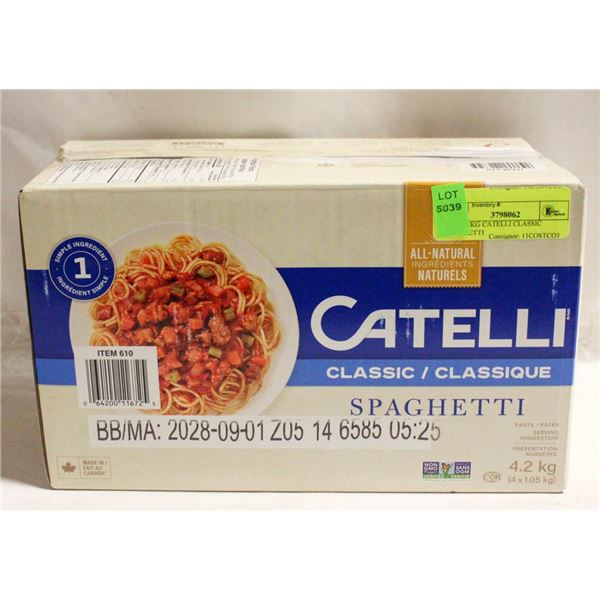 4 X 1.05KG CATELLI CLASSIC SPAGHETTI