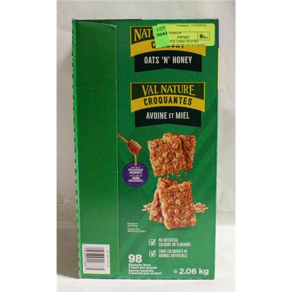 NEW W BOX 2.06KG NATURE VALLEY CRUNCHY OATS N HONE