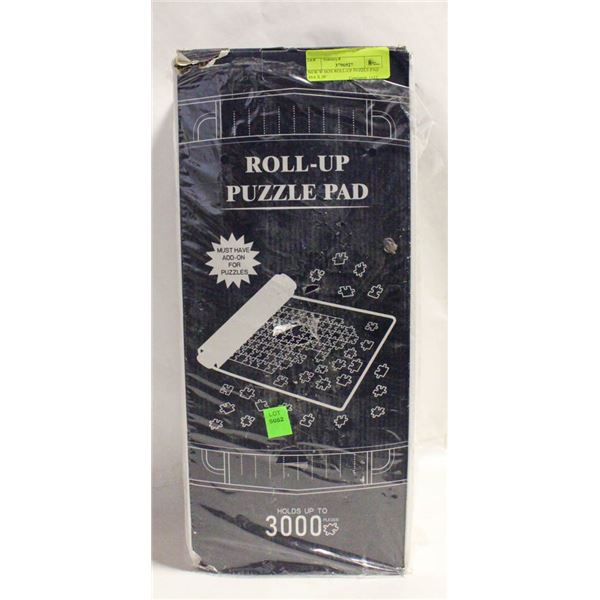 NEW W BOX ROLL-UP PUZZLE PAD 49.6 X 36"