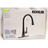 Image 1 : KOHLER PULL-DOWN KITCHEN FAUCET MATTE BLACK FINISH
