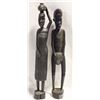 Image 1 : 2 AFRICAN EBONY WOOD HAND CARVES FIGURINES