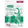 Image 1 : 2 X 150 FLOSS PICKS GUM PROFESSIONAL CLEAN