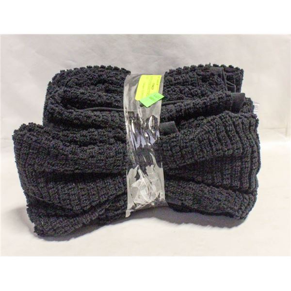 4PK EVOLUTION HAND TOWELS BLACK