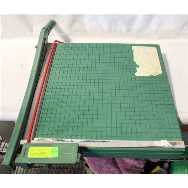 VINTAGE PREMIER GUILOTINE PAPER CUTTER 1950S ERA