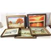 Image 1 : LOT OF VARIOUS STYLE PAINTINGS LOCAL ARTISTS